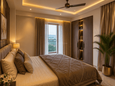 Bedroom Image of 1800 Sq.ft 3 BHK Apartment / Flat for sale in Exotica, Edappally Kochi for Rs. 22000000