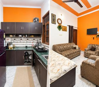 Kitchen Image of 450 Sq.ft 2 BHK Independent House for sale in Karan Vihar Karnal for Rs. 4500000