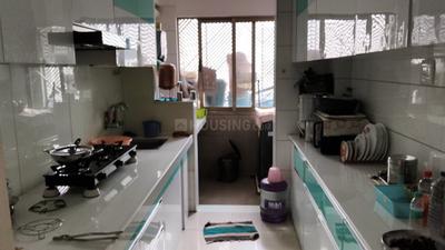 Kitchen Image of 890 Sq.ft 3 BHK Apartment / Flat for sale in Swati Chrysantha, Shela Ahmedabad for Rs. 8800000