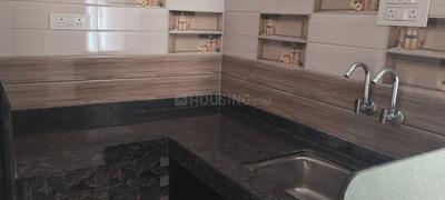 Kitchen Image of 500 Sq.ft 1 BHK Independent House for rent in Thergaon Pune for Rs. 15000