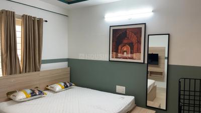 Bedroom Image of 450 Sq.ft 1 RK Apartment / Flat for rent in Hennur Bengaluru for Rs. 25000