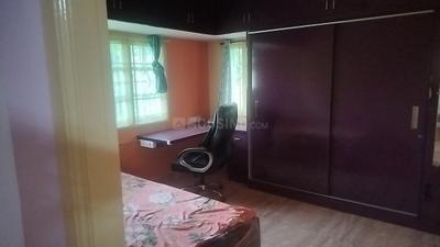Bedroom Image of 1000 Sq.ft 2 BHK Independent House for rent in Murugeshpalya Bengaluru for Rs. 35000
