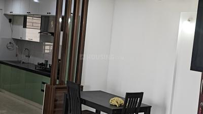 Living Room Image of 1435 Sq.ft 3 BHK Apartment / Flat for rent in Patel Smondo, Gachibowli Hyderabad for Rs. 75000