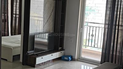 Living Room Image of 1435 Sq.ft 3 BHK Apartment / Flat for rent in Patel Smondo, Gachibowli Hyderabad for Rs. 75000