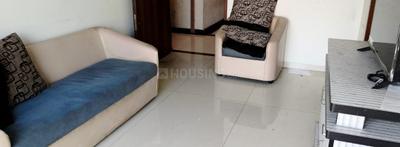Living Room Image of 600 Sq.ft 1 BHK Apartment / Flat for rent in Queenstown Springs, Ghansoli Navi Mumbai for Rs. 43000
