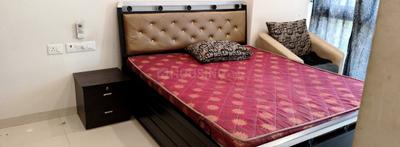 Bedroom Image of 600 Sq.ft 1 BHK Apartment / Flat for rent in Queenstown Springs, Ghansoli Navi Mumbai for Rs. 43000