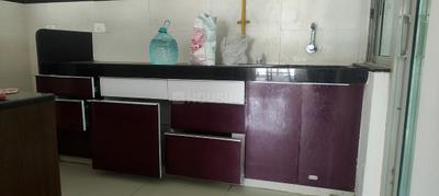 Kitchen Image of 1480 Sq.ft 3 BHK Apartment / Flat for rent in Adani The Meadows, Shantigram Ahmedabad for Rs. 35000