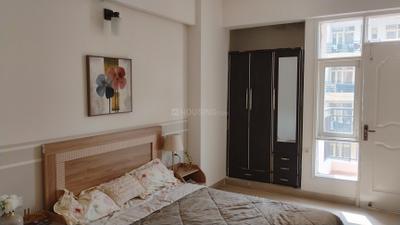 Bedroom Image of 1685 Sq.ft 3 BHK Apartment / Flat for rent in Exotica Eastern Court, Crossings Republik Ghaziabad for Rs. 22000