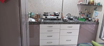 Kitchen Image of 600 Sq.ft 1 BHK Apartment / Flat for sale in Shri Borivali Vardhman Darshan CHSL, Borivali West Mumbai for Rs. 15000000