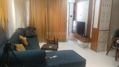 Living Room Image of 1150 Sq.ft 3 BHK Apartment / Flat for rent in Krisna Nirmaan Amorapolis, Dhanori Pune for Rs. 60000
