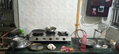 Kitchen Image of 675 Sq.ft 1 BHK Apartment / Flat for sale in Bapunagar Ahmedabad for Rs. 2500000