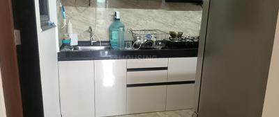 Kitchen Image of 850 Sq.ft 2 BHK Apartment / Flat for rent in VTP Aethereus Phase I, Mahalunge Pune for Rs. 36999