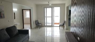 Living Room Image of 1300 Sq.ft 3 BHK Apartment / Flat for rent in Ecolife Elements Of Nature Akash Block B And C, Balagere Bengaluru for Rs. 60000