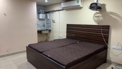 Bedroom Image of 300 Sq.ft 1 RK Builder Floor for rent in Sector 52 Gurgaon for Rs. 20000