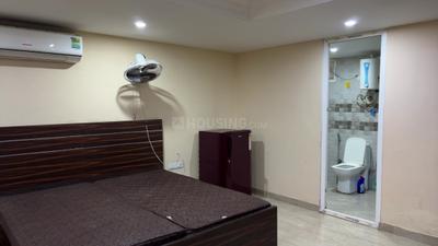 Bedroom Image of 300 Sq.ft 1 RK Builder Floor for rent in Sector 52 Gurgaon for Rs. 20000