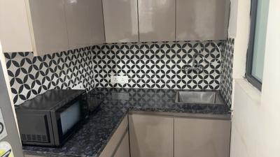 Kitchen Image of 360 Sq.ft 1 RK Builder Floor for rent in Sector 43 Gurgaon for Rs. 25000