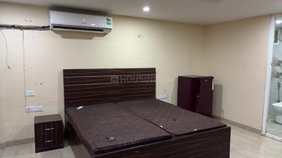 Bedroom Image of 350 Sq.ft 1 RK Builder Floor for rent in Sector 52 Gurgaon for Rs. 14000