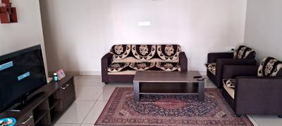 Living Room Image of 1280 Sq.ft 2 BHK Apartment / Flat for rent in GR Regent Park, Gottigere Bengaluru for Rs. 45000