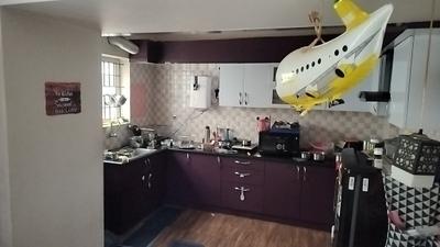 Kitchen Image of 1190 Sq.ft 2 BHK Apartment / Flat for rent in Samhita Royal Splendor, K R Puram Bengaluru for Rs. 29000