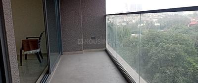 Balcony Image of 1425 Sq.ft 3 BHK Apartment / Flat for rent in Experio Platinum Elysium, Nerul Navi Mumbai for Rs. 75000