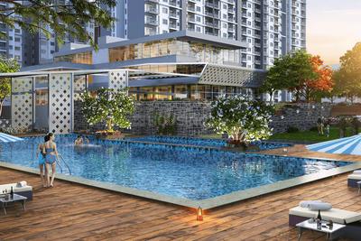 Image of 1634 Sq.ft 3 BHK Apartment / Flat for sale in L And T Olivia At Raintree Boulevard, Sahakara Nagar, Bengaluru for Rs. 22900000