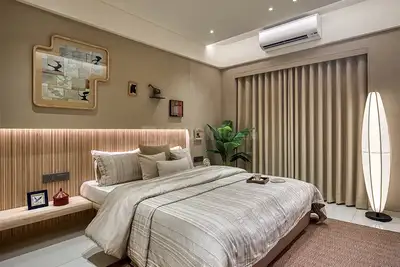 Bedroom Image of 2295 Sq.ft 3 BHK Apartment / Flat for sale in Orchid Regal, Makarba Ahmedabad for Rs. 10500000