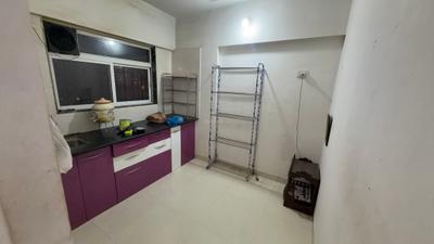 Kitchen Image of 600 Sq.ft 1 BHK Apartment / Flat for rent in Vijay Orovia, Hiranandani Estate Thane for Rs. 18000