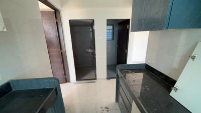 Kitchen Image of 450 Sq.ft 1 BHK Apartment / Flat for rent in Buddha Heights, Mira Road East Mira Bhayandar for Rs. 22000