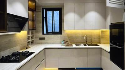 Kitchen Image of 3420 Sq.ft 4 BHK Builder Floor for sale in Gujranwala Town New Delhi for Rs. 64500000