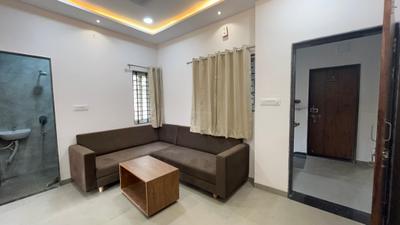 Living Room Image of 650 Sq.ft 1 BHK Apartment / Flat for rent in Scheme No 114 Indore for Rs. 21000