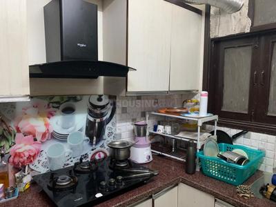 Kitchen Image of 850 Sq.ft 2 BHK Builder Floor for rent in Sector 24 Rohini New Delhi for Rs. 20000