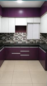 Kitchen Image of 1469 Sq.ft 3 BHK Apartment / Flat for rent in LR Bluemoon Homes, Raj Nagar Extension Ghaziabad for Rs. 22000