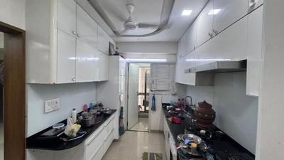 Kitchen Image of 1677 Sq.ft 3 BHK Apartment / Flat for sale in Goyal Orchid Whitefield, Makarba Ahmedabad for Rs. 16500000