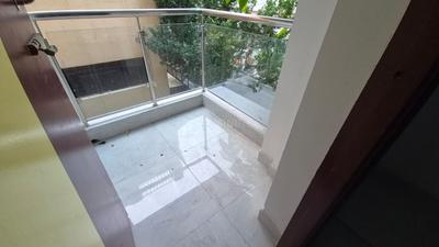 Balcony Image of 1150 Sq.ft 3 BHK Apartment / Flat for sale in Purbalok Kolkata for Rs. 8050000