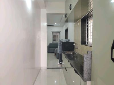 Kitchen Image of 750 Sq.ft 1 BHK Apartment / Flat for rent in Gachibowli Hyderabad for Rs. 30000