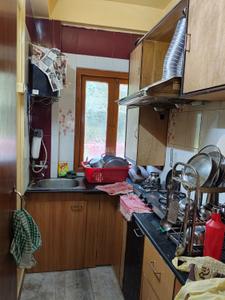 Kitchen Image of 1000 Sq.ft 3 BHK Apartment / Flat for sale in Kalikapur, EM Bypass Kolkata for Rs. 4600000