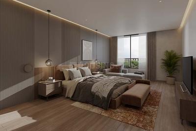 Bedroom Image of 4129 Sq.ft 4 BHK Apartment / Flat for sale in Goyal And Co Riviera Majestica, Ghuma Ahmedabad for Rs. 26800000