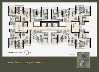 Image of 1070 Sq.ft 2 BHK Apartment / Flat for sale in Arihant Balaji Serenity, Mira Road East, Mira Bhayandar for Rs. 11000000
