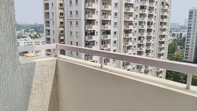 Balcony Image of 1640 Sq.ft 3 BHK Apartment / Flat for rent in Vaishnavi Gardenia, T Dasarahalli Bengaluru for Rs. 46000