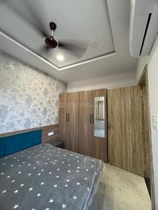 Bedroom Image of 450 Sq.ft 1 BHK Builder Floor for rent in Nipania Indore for Rs. 19999