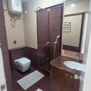 Bathroom Image of 2600 Sq.ft 3 BHK Apartment / Flat for rent in Embassy Orchid Apartment, Armane Nagar Bengaluru for Rs. 330000