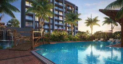 Image of 945 Sq.ft 2 BHK Apartment / Flat for sale in Basil Mondale, Mundhwa, Pune for Rs. 7500000