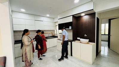 Hall Image of 1818 Sq.ft 3 BHK Apartment / Flat for sale in Shiv Sadhna Skywalk Manglaam, Chandkheda Ahmedabad for Rs. 7900000