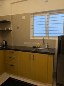 Kitchen Image of 550 Sq.ft 1 BHK Apartment / Flat for rent in BTM Layout 2nd Stage Bengaluru for Rs. 28000