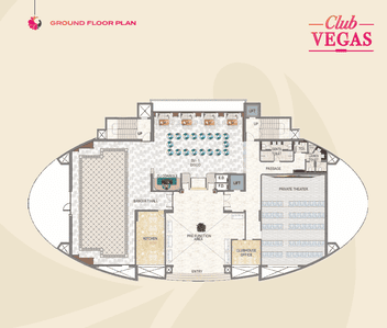 Image of 2200 Sq.ft 3 BHK Apartment / Flat for sale in Paradise Sai World City Phase 3, Panvel, Navi Mumbai for Rs. 24150000