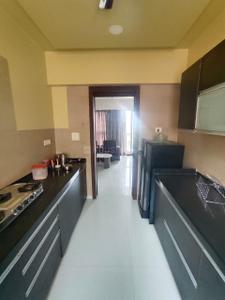 Kitchen Image of 1000 Sq.ft 2 BHK Apartment / Flat for rent in Akshar Elementa, Tathawade Pune for Rs. 26000
