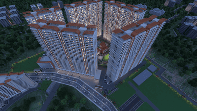 Image of 1173 Sq.ft 2 BHK Apartment / Flat for sale in Nyati Emerald, Baner, Pune for Rs. 11000000