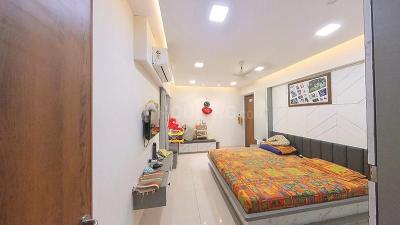 Bedroom Image of 2250 Sq.ft 3 BHK Apartment / Flat for rent in Olive Greens, Gota Ahmedabad for Rs. 45000