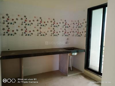 Kitchen Image of 754 Sq.ft 2 BHK Apartment / Flat for sale in Ram Laxman Sadguru Residency, Shilphata Thane for Rs. 5300000