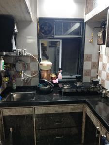 Kitchen Image of 450 Sq.ft 1 BHK Apartment / Flat for sale in Mulund East Mumbai for Rs. 7500000